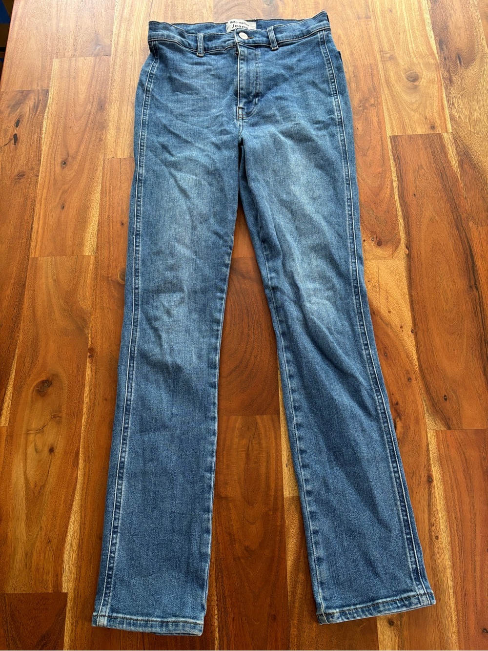Reformation "May" High & Skinny Jeans Blue 28 (27)